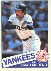 1985 Topps Baseball Cards      738     Omar Moreno